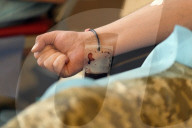 Blood donation event at Kyiv’s Central Railway Station Building