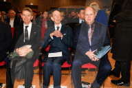 Herzog Edward beim 80. Jahrestag der Zerstörung Dresdens im Rathaus in Dresden
