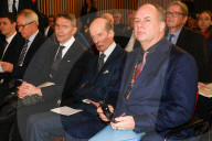 Herzog Edward beim 80. Jahrestag der Zerstörung Dresdens im Rathaus in Dresden