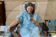 Blood donation event at Kyiv’s Central Railway Station Building