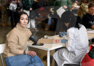 Blood donation event at Kyiv’s Central Railway Station Building