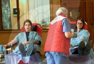 Blood donation event at Kyiv’s Central Railway Station Building