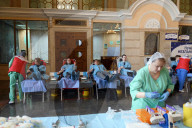 Blood donation event at Kyiv’s Central Railway Station Building