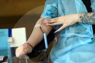 Blood donation event at Kyiv’s Central Railway Station Building