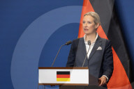 German far right leader Alice Weidel meets Viktor Orban