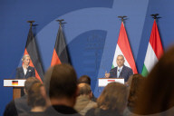 German far right leader Alice Weidel meets Viktor Orban