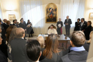 Papa Francesco con i Membri della Fondazione &quot;Gaudium et Spes&quot;
Papa Francesco con i Membri della Fondazione &quot;Gaudium et Spes&quot;