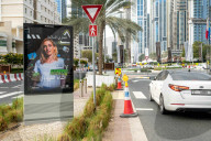 Julie Gayet On An Advertising In United Arab Emirates - Dubai