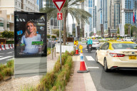 Julie Gayet On An Advertising In United Arab Emirates - Dubai