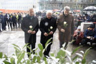 Stilles Gedenken am Ort des mutmasslichen Anschlags vom 13. Februar in Muenchen