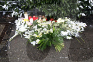 Stilles Gedenken am Ort des mutmasslichen Anschlags vom 13. Februar in Muenchen