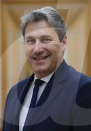 Portrait of Mathieu Darnaud President of the Les Republicains Group - Paris