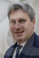 Portrait of Mathieu Darnaud President of the Les Republicains Group - Paris