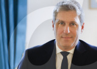 Portrait of Mathieu Darnaud President of the Les Republicains Group - Paris