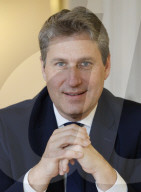 Portrait of Mathieu Darnaud President of the Les Republicains Group - Paris