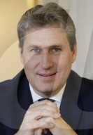 Portrait of Mathieu Darnaud President of the Les Republicains Group - Paris