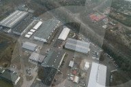 Das Rheinmetall Erprobungszentrum Unterlüss aus der Luft gesehen