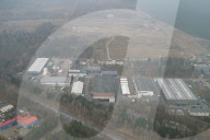 Das Rheinmetall Erprobungszentrum Unterlüss aus der Luft gesehen