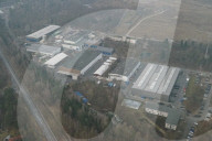 Das Rheinmetall Erprobungszentrum Unterlüss aus der Luft gesehen