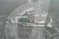 Märchenschloss im Schnee: Die Marienburg bei Hildesheim 