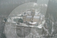 Märchenschloss im Schnee: Die Marienburg bei Hildesheim 