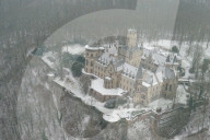 Märchenschloss im Schnee: Die Marienburg bei Hildesheim 