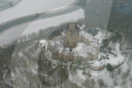Märchenschloss im Schnee: Die Marienburg bei Hildesheim 