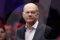 Olaf Scholz bei einer SPD Wahlveranstaltung im Löwenbräukeller in München