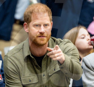 Adel: Prinz Harry beim Sitzvolleyball Wettbewerb während der Invictus Games