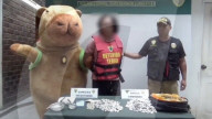 Policeman in capybara suit leads drugs raid