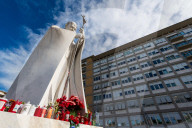 Pope Francis is hospitalized at Gemelli Polyclinic in Rome - 15 Feb 2025