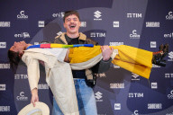  75th Sanremo Music Festival 2025 - photocall dei primi tre classificati
