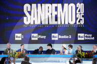 Press Conferenze of 75th Sanremo Music Festival 2025- conferenza stampa primi tre classificati 