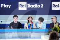 Press Conferenze of 75th Sanremo Music Festival 2025- conferenza stampa primi tre classificati 