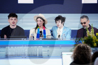 Press Conferenze of 75th Sanremo Music Festival 2025- conferenza stampa primi tre classificati 