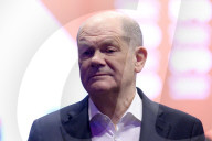 Olaf Scholz bei einer SPD Wahlveranstaltung im Löwenbräukeller in München