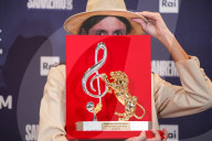 75th Sanremo Music Festival 2025 - photocall premio critica a Lucio Corsi