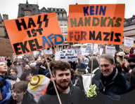 Gemeisam gegen Rechts: Demo der CSD Bewegung in Köln