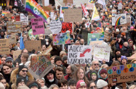 Gemeisam gegen Rechts: Demo der CSD Bewegung in Köln