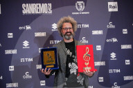  75th Sanremo Music Festival 2025 - Simone Cristicchi vince il premio della sala stampa Lucio Dalla
