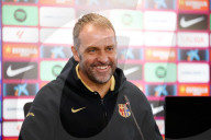 FCBARCELONA HEAD COACH HANSI FLICK IN NEWS CONFERENCE