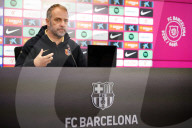 FCBARCELONA HEAD COACH HANSI FLICK IN NEWS CONFERENCE