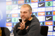 FCBARCELONA HEAD COACH HANSI FLICK IN NEWS CONFERENCE