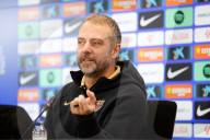 FCBARCELONA HEAD COACH HANSI FLICK IN NEWS CONFERENCE