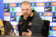 FCBARCELONA HEAD COACH HANSI FLICK IN NEWS CONFERENCE