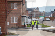 Rachel Reeves UK Chancellor of the Exchequer visits Fairham housing development in Nottingham