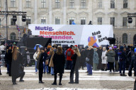 Kundgebung für Demokratie und Vielfalt in Berlin