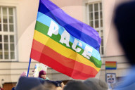 Kundgebung für Demokratie und Vielfalt in Berlin