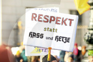 Kundgebung für Demokratie und Vielfalt in Berlin