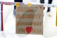 Kundgebung für Demokratie und Vielfalt in Berlin